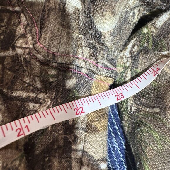 Realtree Camo Hoodie Youth L Pink Trim Hunt Girl Outdoors Fall Pullover Y2K - Picture 4 of 6